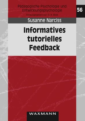 Informatives tutorielles Feedback von Narciss,  Susanne