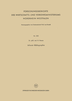 Infrarot-Bibliographie von Haase,  H.