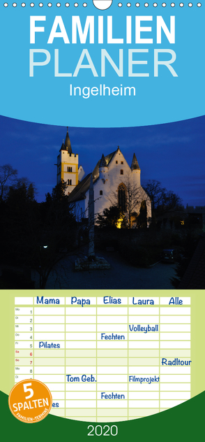 Ingelheim – Stadt des Rotweins und der Kaiserpfalz – Teil I – Familienplaner hoch (Wandkalender 2020 , 21 cm x 45 cm, hoch) von Hess,  Erhard