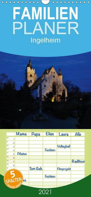Ingelheim – Stadt des Rotweins und der Kaiserpfalz – Teil I – Familienplaner hoch (Wandkalender 2021 , 21 cm x 45 cm, hoch) von Hess,  Erhard