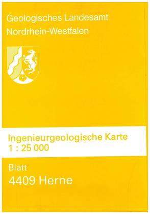 Ingenieurgeologische Karten. 1:25000 / Herne von Kalterherberg,  Jakob, Lüthen,  Horst