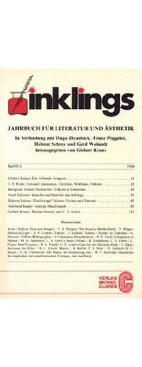 Inklings-Jahrbuch für Literatur und Ästhetik von Dyserinck,  Hugo, Kranz,  Gisbert, Pöggeler,  Franz, Schrey,  Helmut, Wolandt,  Gerd