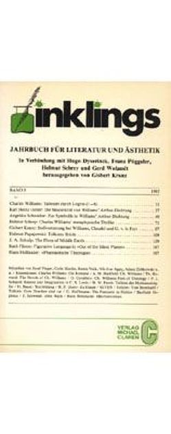 Inklings-Jahrbuch für Literatur und Ästhetik von Dyserinck,  Hugo, Kranz,  Gisbert, Pöggeler,  Franz, Schrey,  Helmut, Wolandt,  Gerd