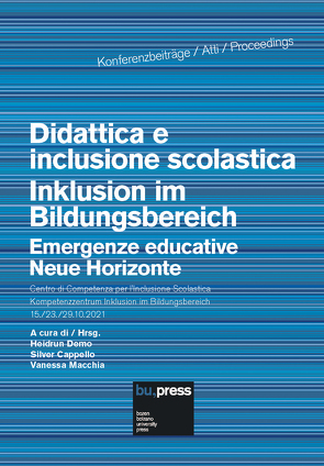 Inklusion im Bildungsbereich = Didattica e inclusione scolastica von Cappello,  Silver, Demo,  Heidrun, Macchia,  Vanessa