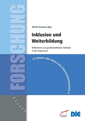 Inklusion und Weiterbildung von Kronauer,  Martin