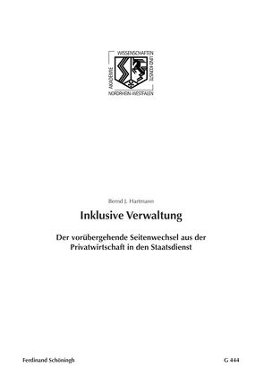 Inklusive Verwaltung von Haneklaus,  Birgitt, Hartmann,  Bernd J.