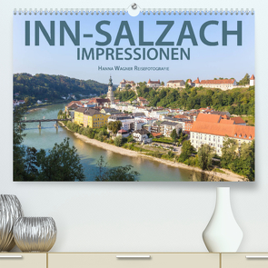 Inn-Salzach-Impressionen (Premium, hochwertiger DIN A2 Wandkalender 2023, Kunstdruck in Hochglanz) von Wagner,  Hanna