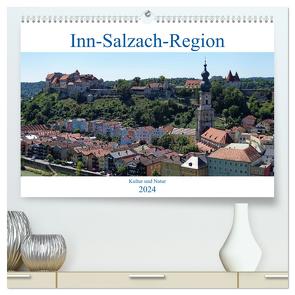 Inn-Salzach-Region – Kultur und Natur (hochwertiger Premium Wandkalender 2024 DIN A2 quer), Kunstdruck in Hochglanz von Balan,  Peter