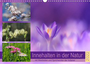 Innehalten in der Natur … mit Weisheiten und Sprichworten der Indianer (Wandkalender 2022 DIN A3 quer) von Michel,  Susan