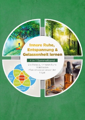 Innere Ruhe, Entspannung & Gelassenheit lernen – 4 in 1 Sammelband: Die Reise zur inneren Ruhe | Waldbaden | Pflanzenwasser anwenden | Ikigai von Pipetz,  Alexander