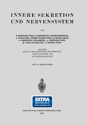 Innere Sekretion und Nervensystem von Eppinger,  Hans