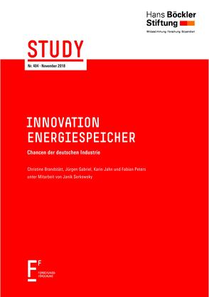 Innovation Energiespeicher von Brandstätt,  Christine, Gabriel,  Jürgen, Jahn,  Karin, Peters,  Fabian