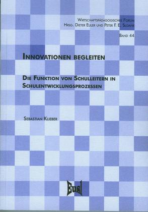 Innovationen begleiten von Klieber,  Sebastian