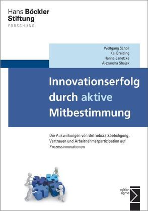 Innovationserfolg durch aktive Mitbestimmung von Breitling,  Kai, Janetzke,  Hanna, Scholl,  Wolfgang, Shajek,  Alexandra