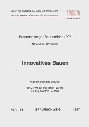 Innovatives Bauen von Falkner,  Horst