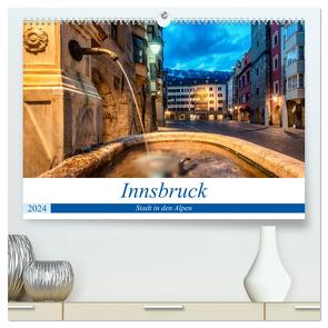 Innsbruck – Stadt in den Alpen (hochwertiger Premium Wandkalender 2024 DIN A2 quer), Kunstdruck in Hochglanz von Jovanovic,  Danijel