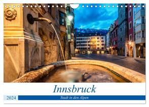 Innsbruck – Stadt in den Alpen (Wandkalender 2024 DIN A4 quer), CALVENDO Monatskalender von Jovanovic,  Danijel