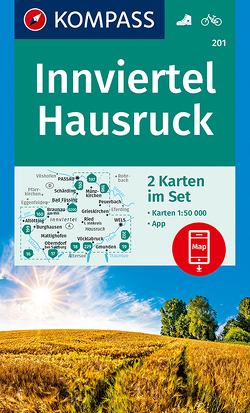 KOMPASS Wanderkarte Innviertel, Hausruck von KOMPASS-Karten GmbH