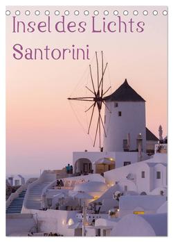 Insel des Lichts – Santorini (Tischkalender 2024 DIN A5 hoch), CALVENDO Monatskalender von Klinder,  Thomas