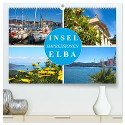 Insel Elba Impressionen (hochwertiger Premium Wandkalender 2024 DIN A2 quer), Kunstdruck in Hochglanz von J. Richtsteig,  Walter