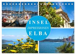 Insel Elba Impressionen (Tischkalender 2024 DIN A5 quer), CALVENDO Monatskalender von J. Richtsteig,  Walter
