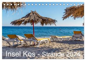 Insel Kos – Strände 2024 (Tischkalender 2024 DIN A5 quer), CALVENDO Monatskalender von O. Schüller und Elke Schüller,  Stefan