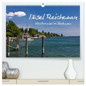 Insel Reichenau – Klosterinsel im Bodensee (hochwertiger Premium Wandkalender 2024 DIN A2 quer), Kunstdruck in Hochglanz von Ergler,  Anja