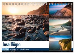 Insel Rügen – Küsten zum Träumen (Tischkalender 2024 DIN A5 quer), CALVENDO Monatskalender von Wasilewski,  Martin