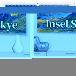 Insel Skye – Atemberaubende Naturkulisse (hochwertiger Premium Wandkalender 2024 DIN A2 quer), Kunstdruck in Hochglanz von Monkey,  Happy