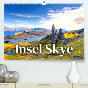 Insel Skye – Atemberaubende Naturkulisse (Premium, hochwertiger DIN A2 Wandkalender 2023, Kunstdruck in Hochglanz) von Monkey,  Happy