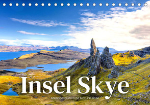 Insel Skye – Atemberaubende Naturkulisse (Tischkalender 2023 DIN A5 quer) von Monkey,  Happy