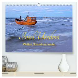 Insel Usedom – Wellen, Strand und mehr (hochwertiger Premium Wandkalender 2024 DIN A2 quer), Kunstdruck in Hochglanz von Kuttig,  Siegfried