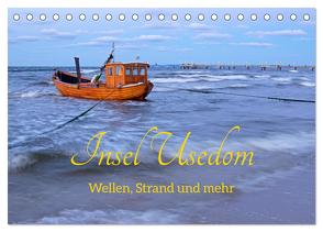 Insel Usedom – Wellen, Strand und mehr (Tischkalender 2024 DIN A5 quer), CALVENDO Monatskalender von Kuttig,  Siegfried