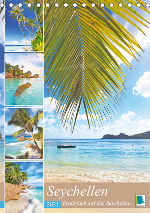 Inselglück auf den Seychellen (Tischkalender 2021 DIN A5 hoch) von CALVENDO