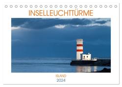 Inselleuchttürme Island (Tischkalender 2024 DIN A5 quer), CALVENDO Monatskalender von Bernhard,  Anne-Barbara