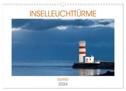 Inselleuchttürme Island (Wandkalender 2024 DIN A3 quer), CALVENDO Monatskalender von Bernhard,  Anne-Barbara