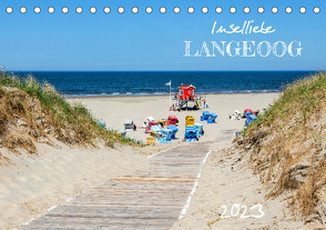 Inselliebe Langeoog (Tischkalender 2023 DIN A5 quer) von Dreegmeyer,  Andrea