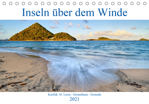 Inseln über dem Winde (Tischkalender 2021 DIN A5 quer) von Schaenzer,  Sandra