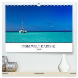 Inselwelt Karibik (hochwertiger Premium Wandkalender 2024 DIN A2 quer), Kunstdruck in Hochglanz von Heeb,  Christian