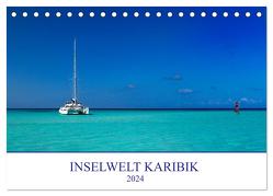 Inselwelt Karibik (Tischkalender 2024 DIN A5 quer), CALVENDO Monatskalender von Heeb,  Christian