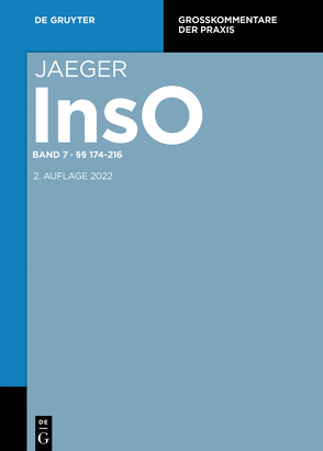 Insolvenzordnung / §§ 174-216 von Meller-Hannich,  Caroline, Preuß,  Nicola, Windel,  Peter A.