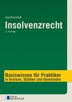 Insolvenzrecht von App,  Michael, Klomfaß,  Ralf