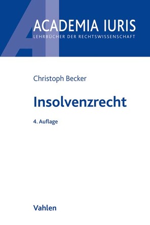 Insolvenzrecht von Becker,  Christoph
