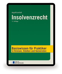 Insolvenzrecht – Digital von App,  Michael, Klomfaß,  Ralf