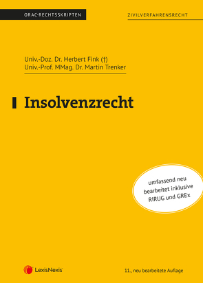 Insolvenzrecht von Fink,  Herbert, Trenker,  Martin