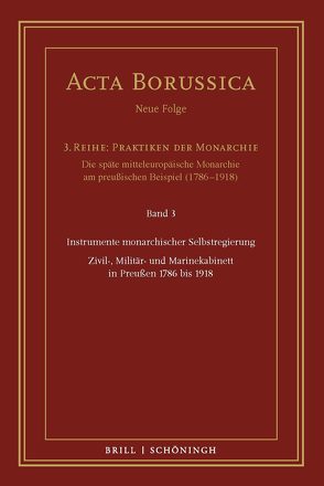 Instrumente monarchischer Selbstregierung von Rathgeber,  Christina, Spenkuch,  Hartwin