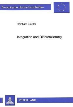 Integration und Differenzierung von Bressler,  Reinhard