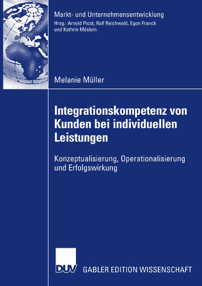 Integrationskompetenz von Kunden bei individuellen Leistungen von Müller,  Melanie