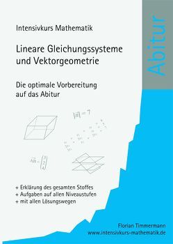 Intensivkurs Mathematik – Lineare Gleichungssysteme und Vektorgeometrie von Timmermann,  Florian