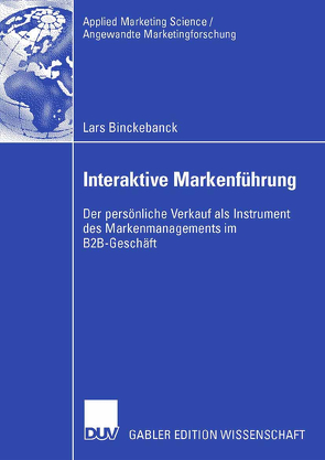 Interaktive Markenführung von Binckebanck,  Lars